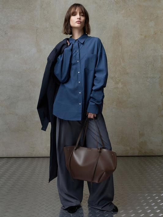 XL Calla Tote Bag - Espresso Brown