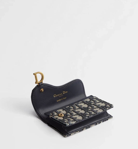 Dior Saddle Bloom Card Holder