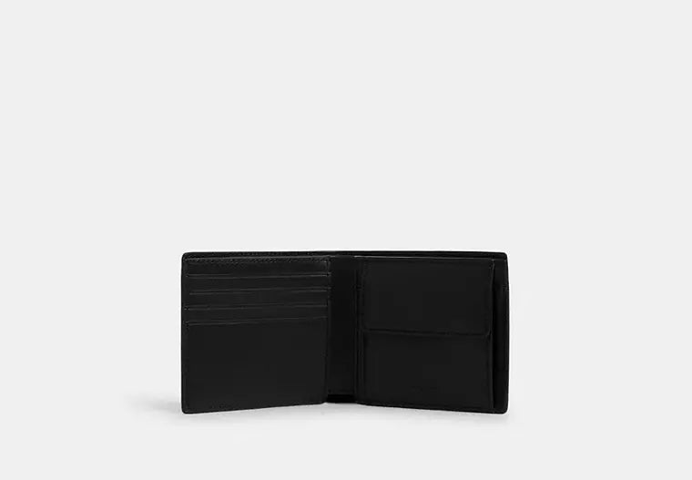 Coach Coin Wallet - Signature Crossgrain Leather