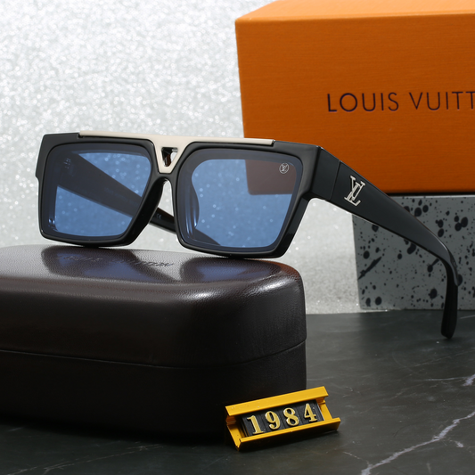 Louis vuitton Geometric Triangle Detail Oversized Square Sunglasses (Model 1984) Square